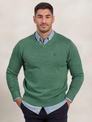 Pull Col V Équestre | Hiedra