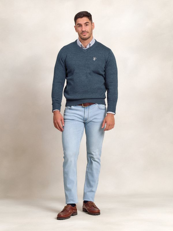 Suéter Gola V Equestre | Azul Lago