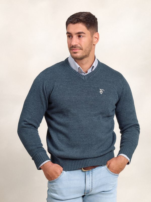 Suéter Gola V Equestre | Azul Lago