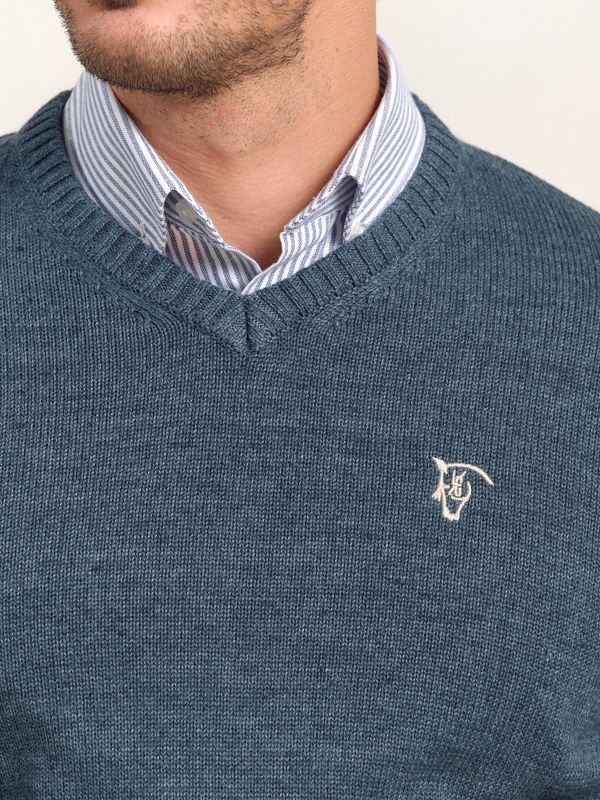 Suéter Gola V Equestre | Azul Lago