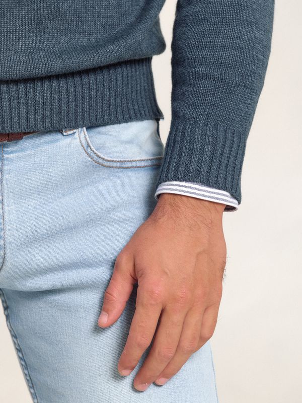 Suéter Gola V Equestre | Azul Lago