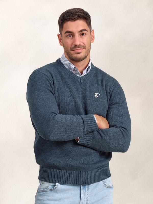 Suéter Gola V Equestre | Azul Lago