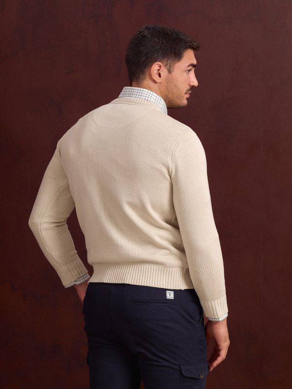 Suéter Gola V Equestre | Nude