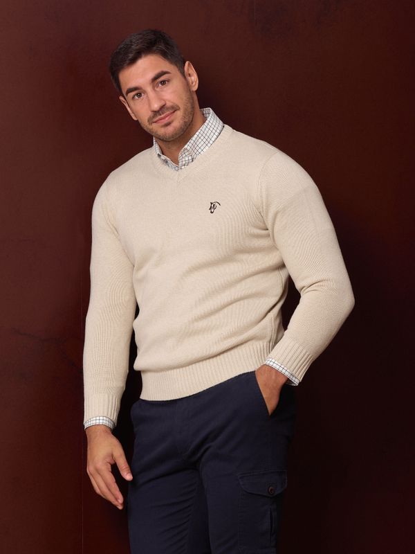 Suéter Gola V Equestre | Nude