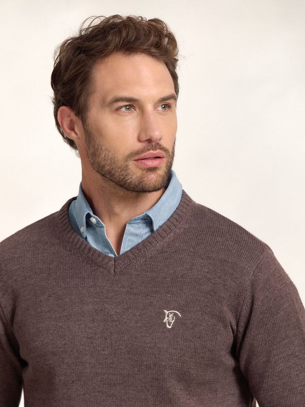 Suéter Gola V Equestre | Moka