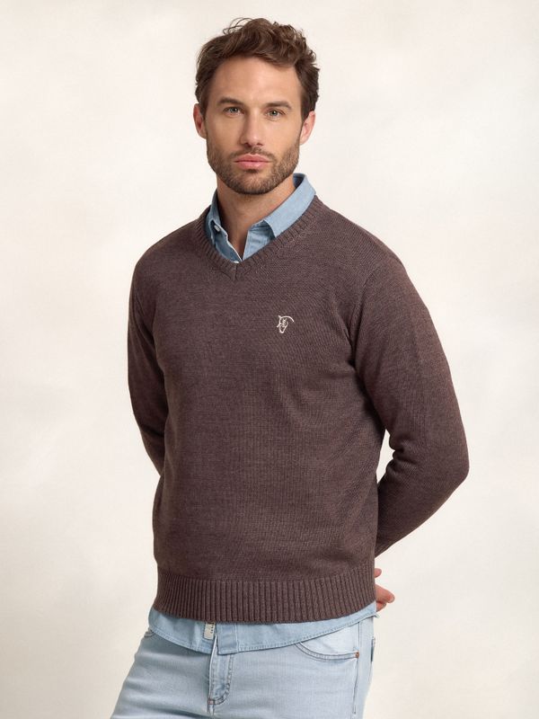 Suéter Gola V Equestre | Moka