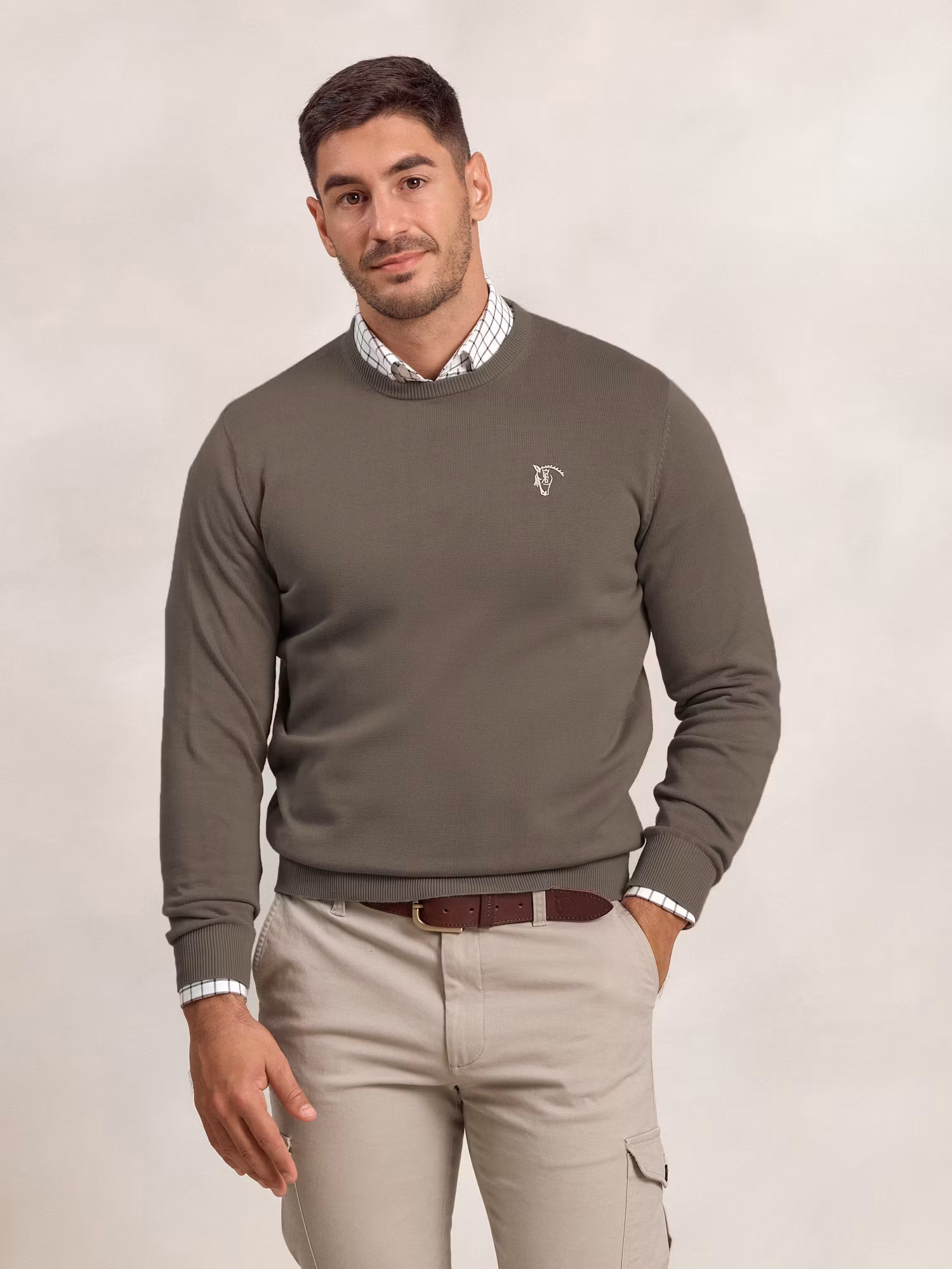 Pull Col Rond avec Coudières | Tostado