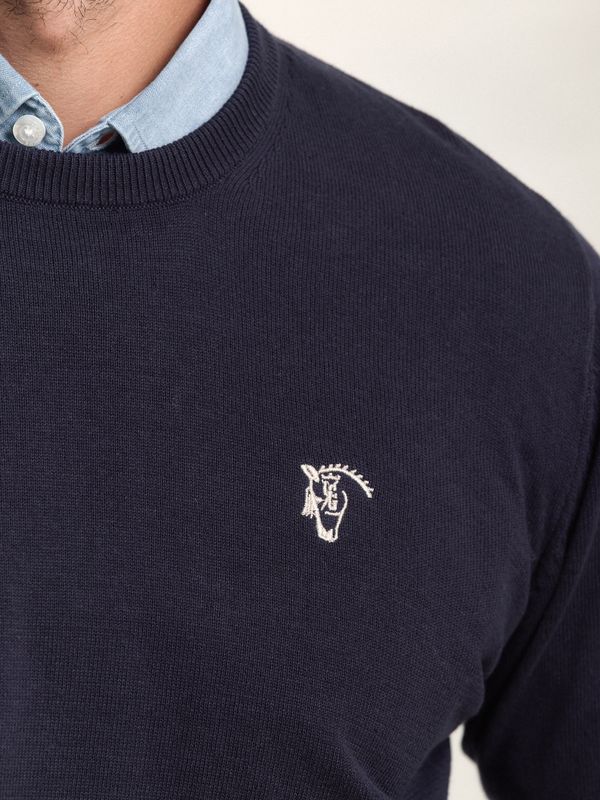 Suéter de gola redonda | Marino