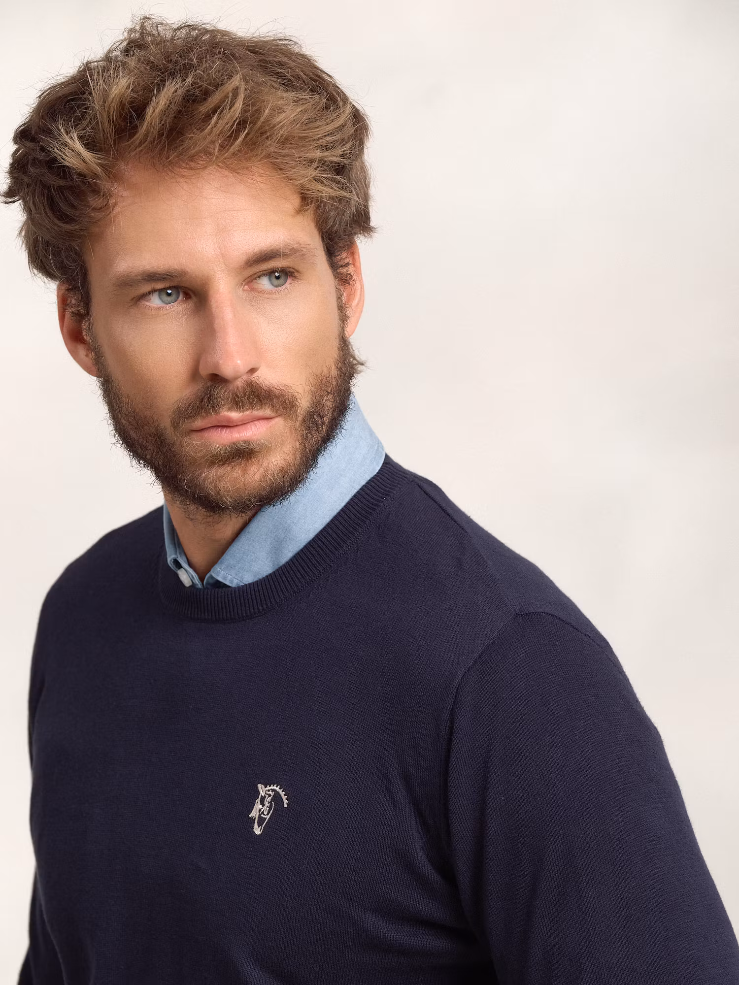 Pull-over col rond  | Marino