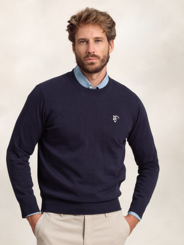 Suéter de gola redonda | Marino