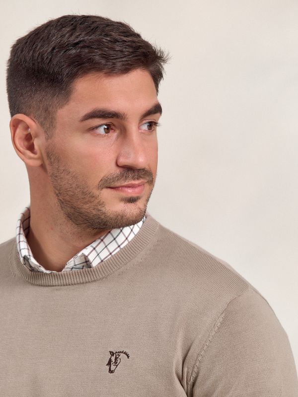 Suéter de gola redonda | Piedra