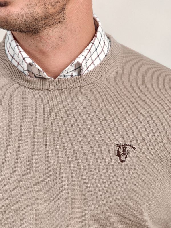 Suéter de gola redonda | Piedra