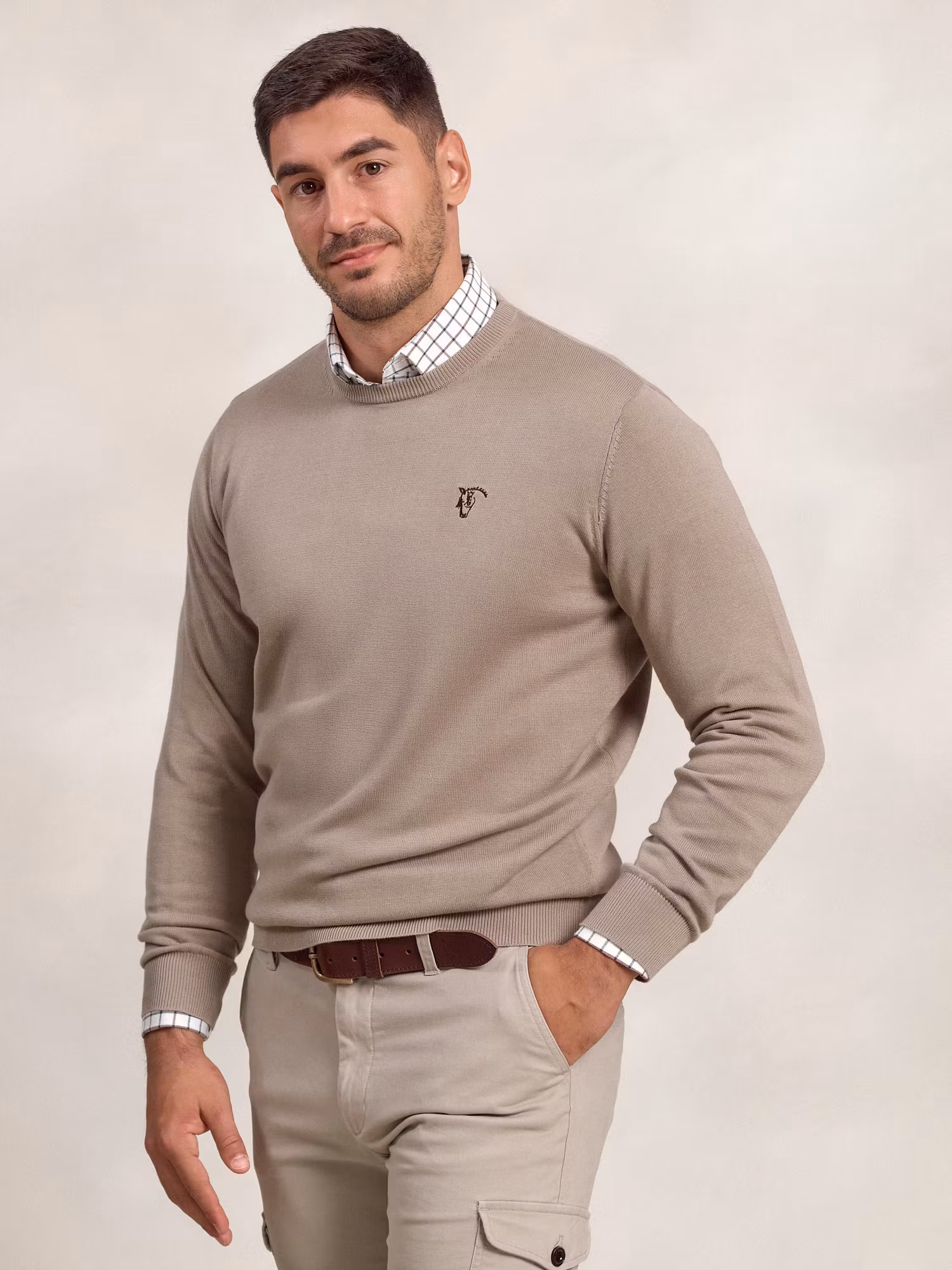 Pull-over col rond | Piedra