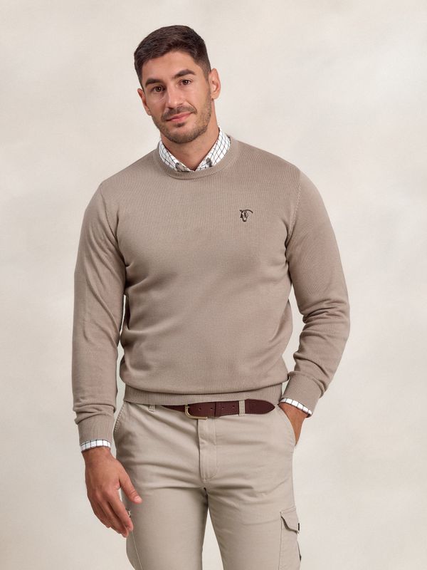 Suéter de gola redonda | Piedra