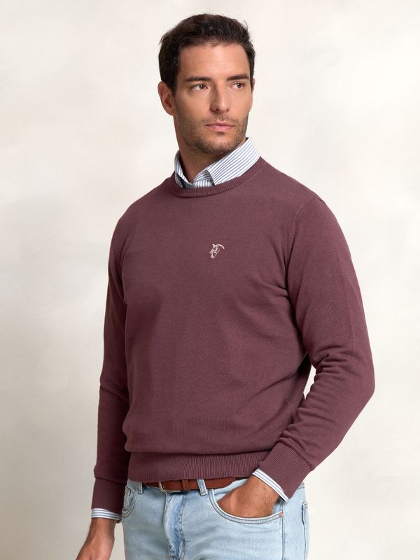 Suéter de gola redonda | Malva