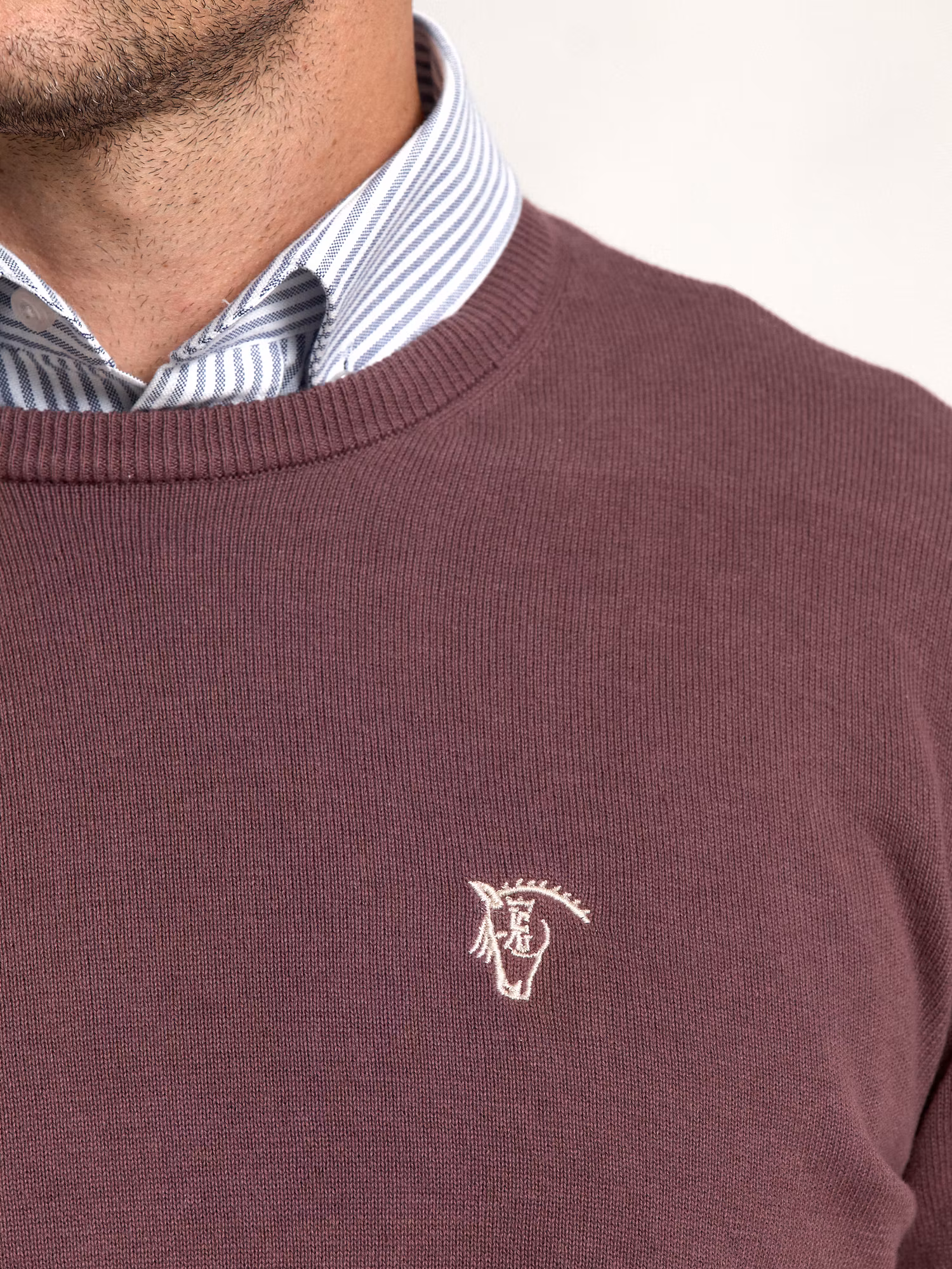 Pull-over col rond  | Malva