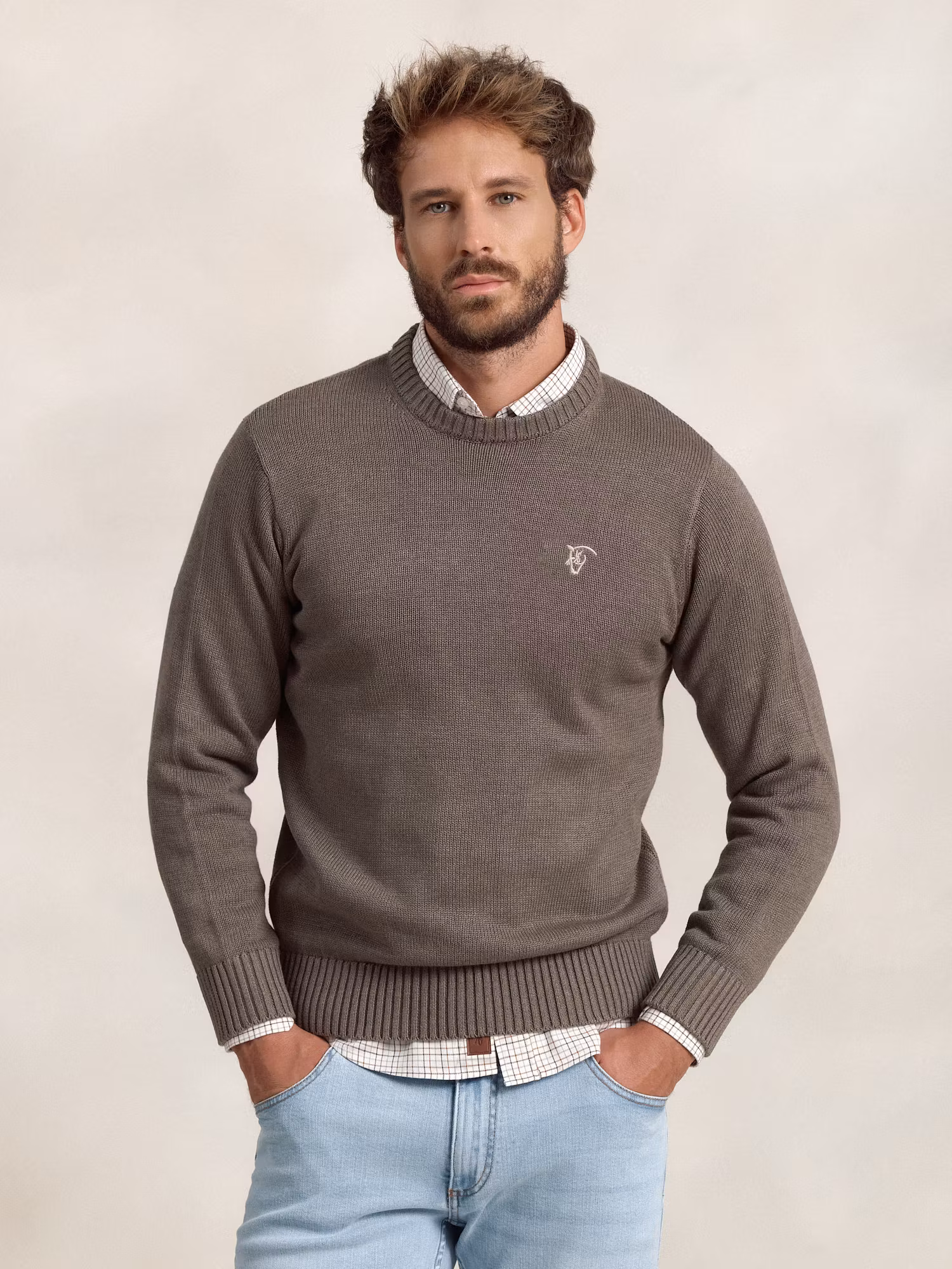 Pull Col Rond Équestre | Oliva