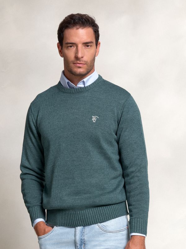 Suéter Gola Redonda Equestre | Egeo