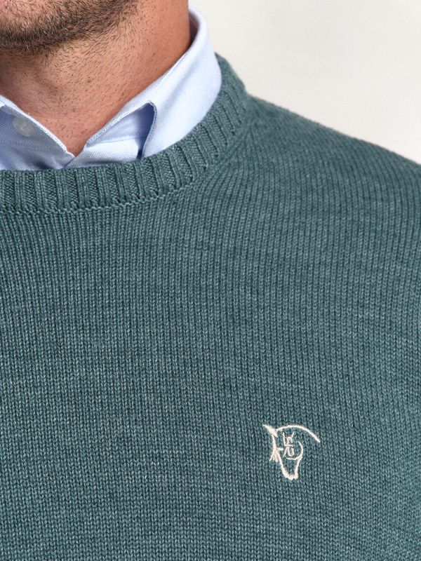 Suéter Gola Redonda Equestre | Egeo