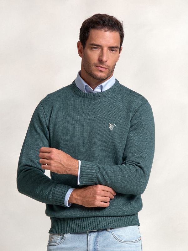 Suéter Gola Redonda Equestre | Egeo