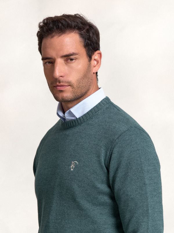 Suéter Gola Redonda Equestre | Egeo