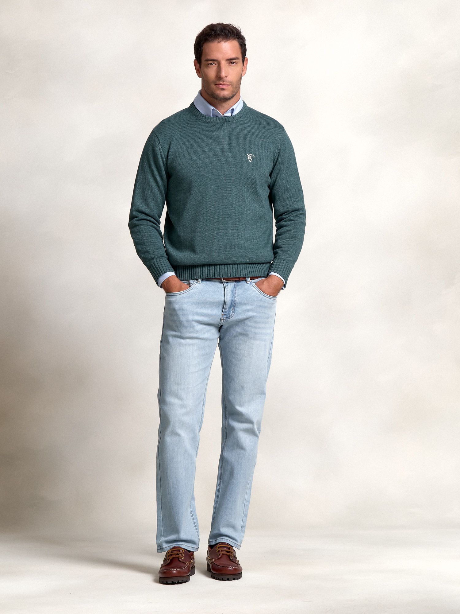 Pull Col Rond Équestre | Egeo