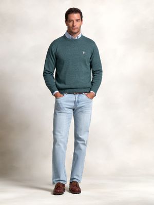 Suéter Gola Redonda Equestre | Egeo