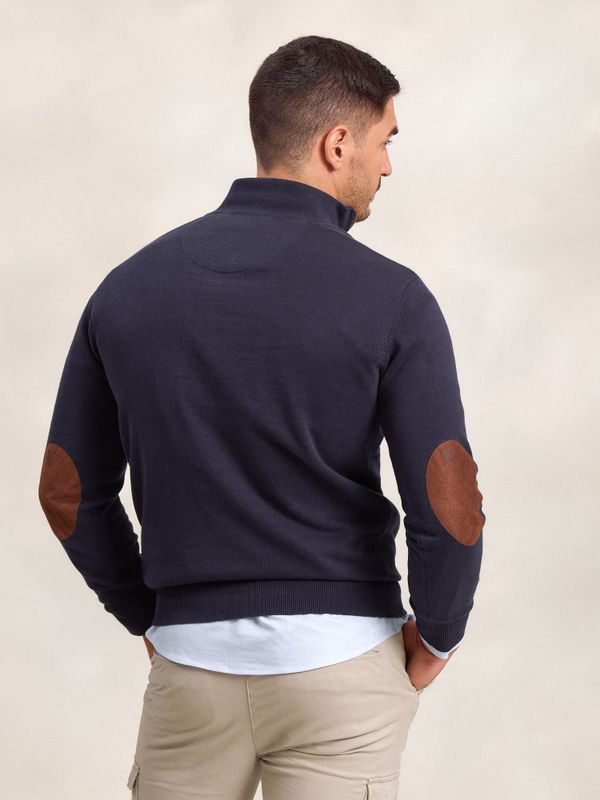 Suéter Com Zíper Frontal Brand | Marino