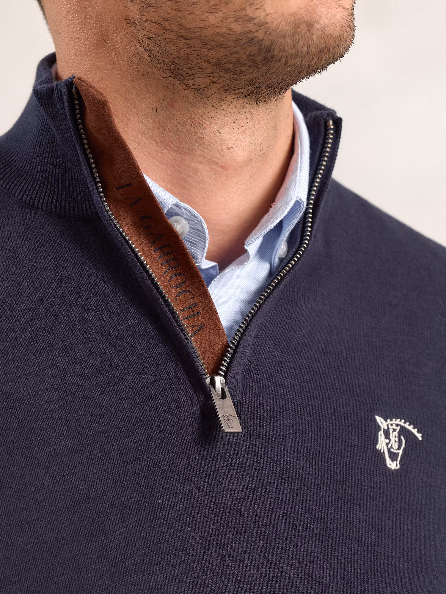 Pull Demi-Zip Brand | Marino