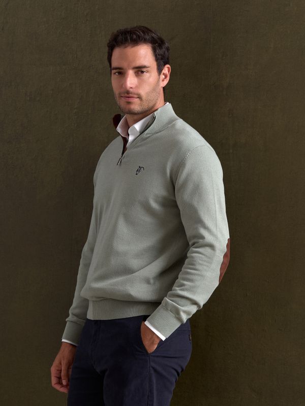 Suéter Com Zíper Frontal Brand | Basil