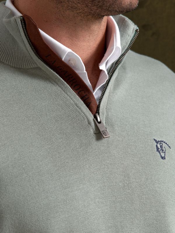 Suéter Com Zíper Frontal Brand | Basil