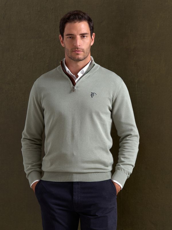 Suéter Com Zíper Frontal Brand | Basil