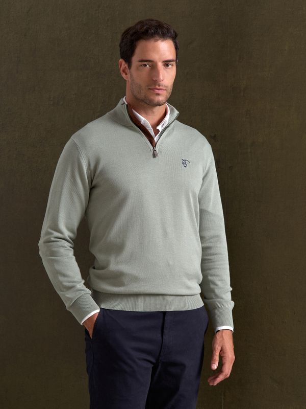 Suéter Com Zíper Frontal Brand | Basil