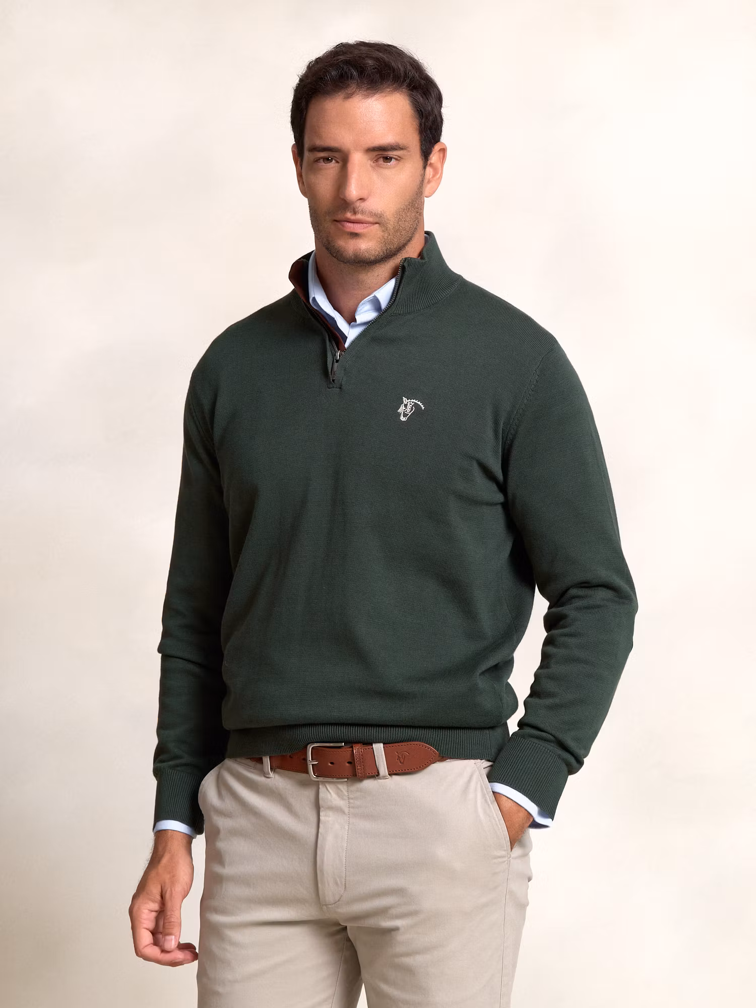 Pull Demi-Zip Brand | Abeto