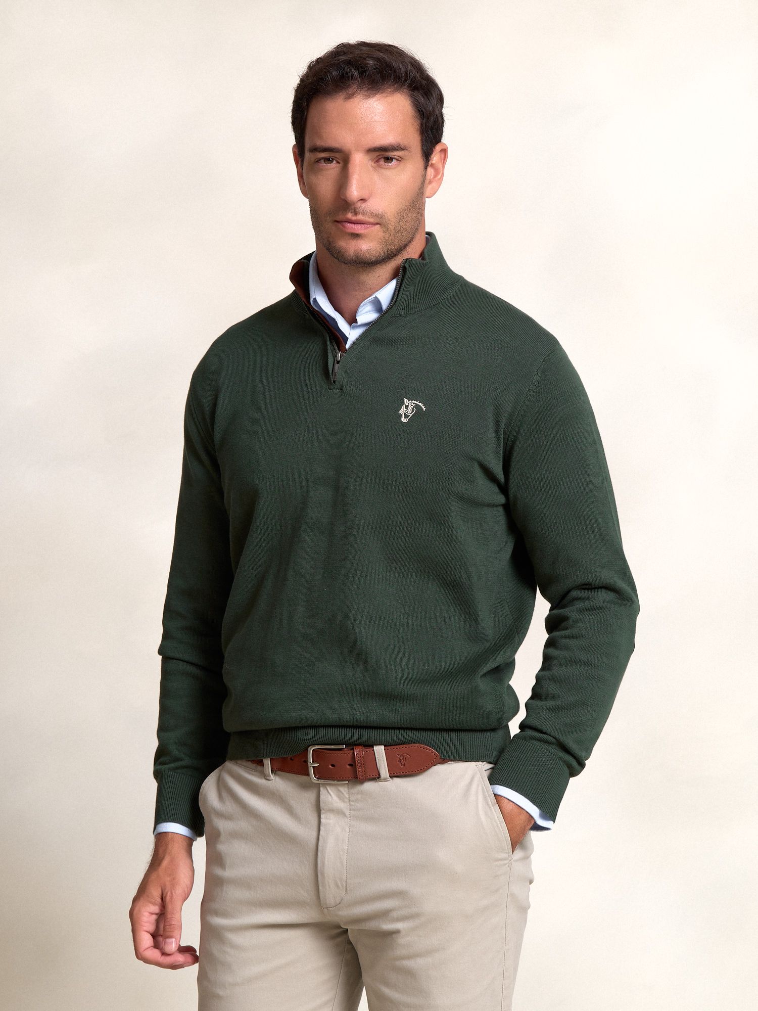 Pull Demi-Zip Brand | Abeto