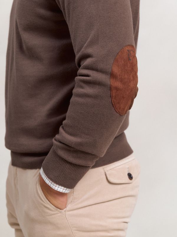 Suéter Com Zíper Frontal Brand | Carbón