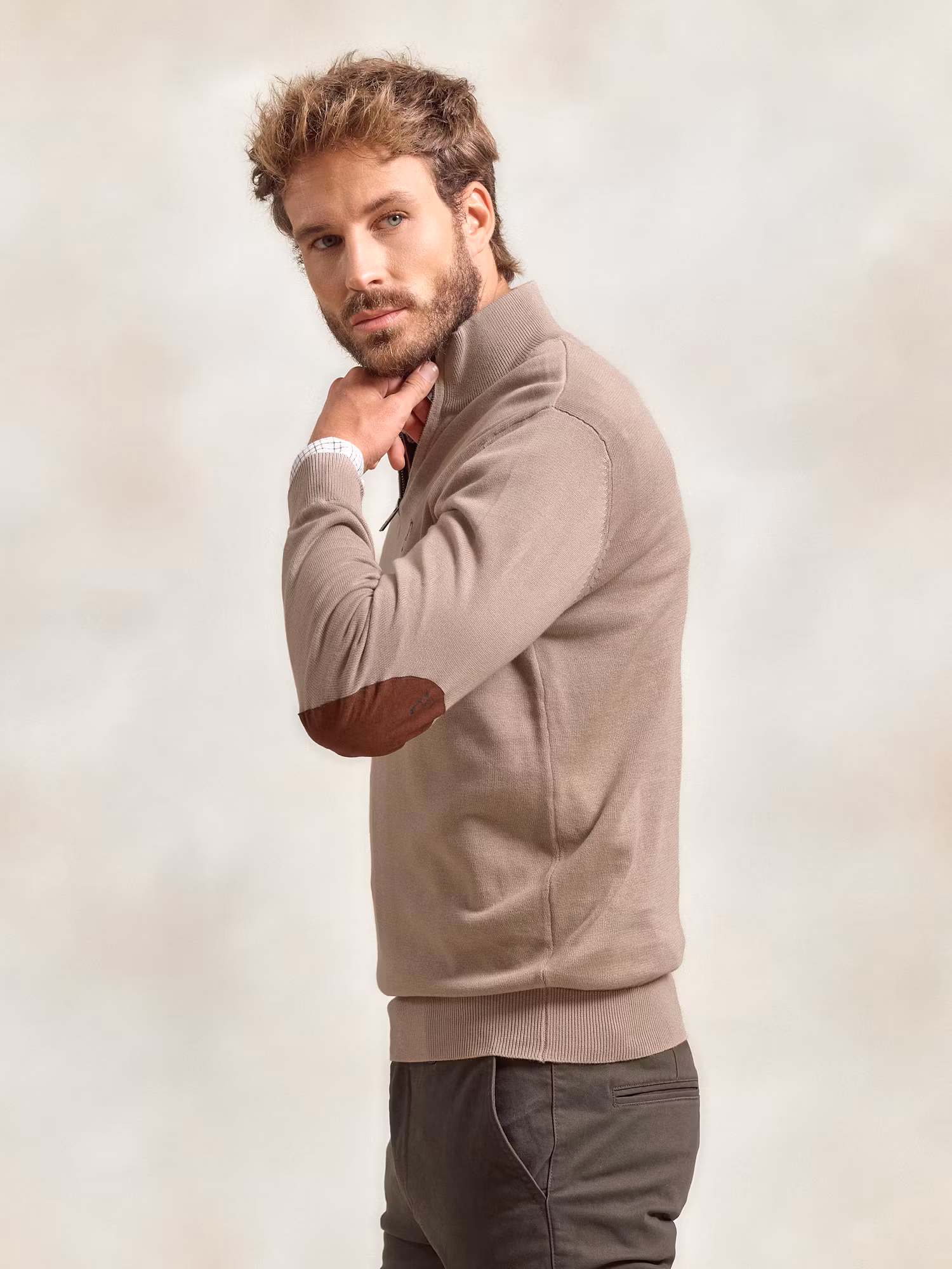 Pull Demi-Zip Brand | Piedra