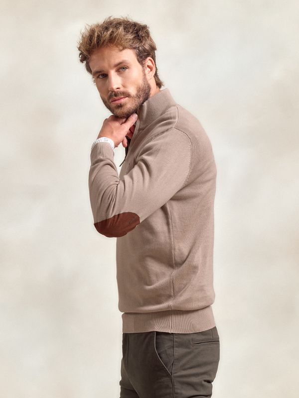 Suéter Com Zíper Frontal Brand | Piedra