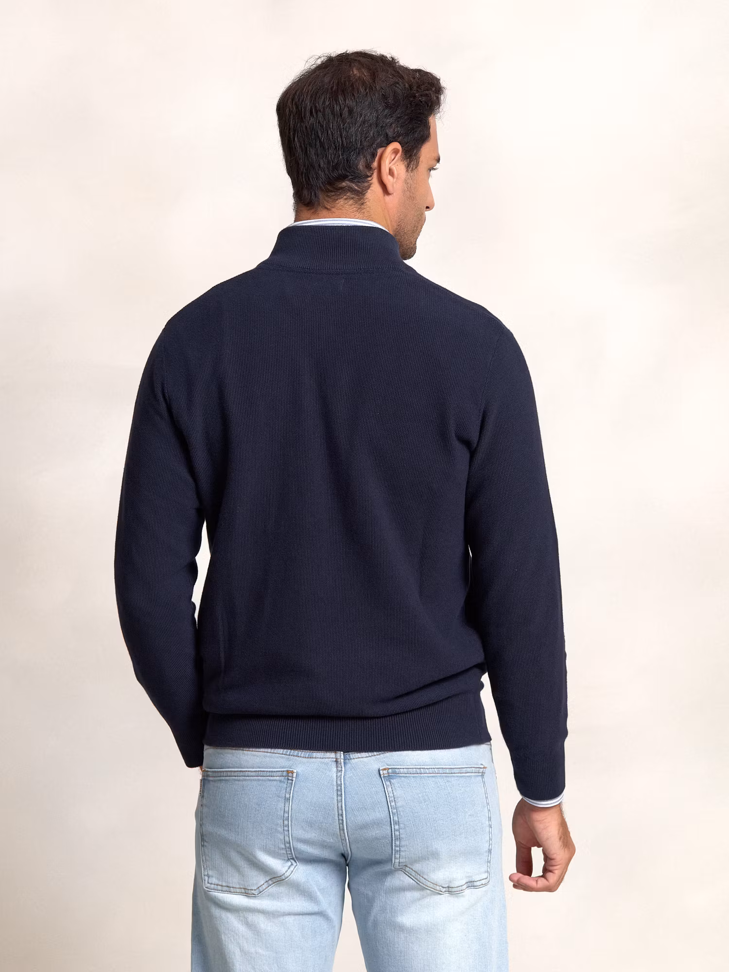 Pull à Structure Demi-Fermeture Éclair | Marino