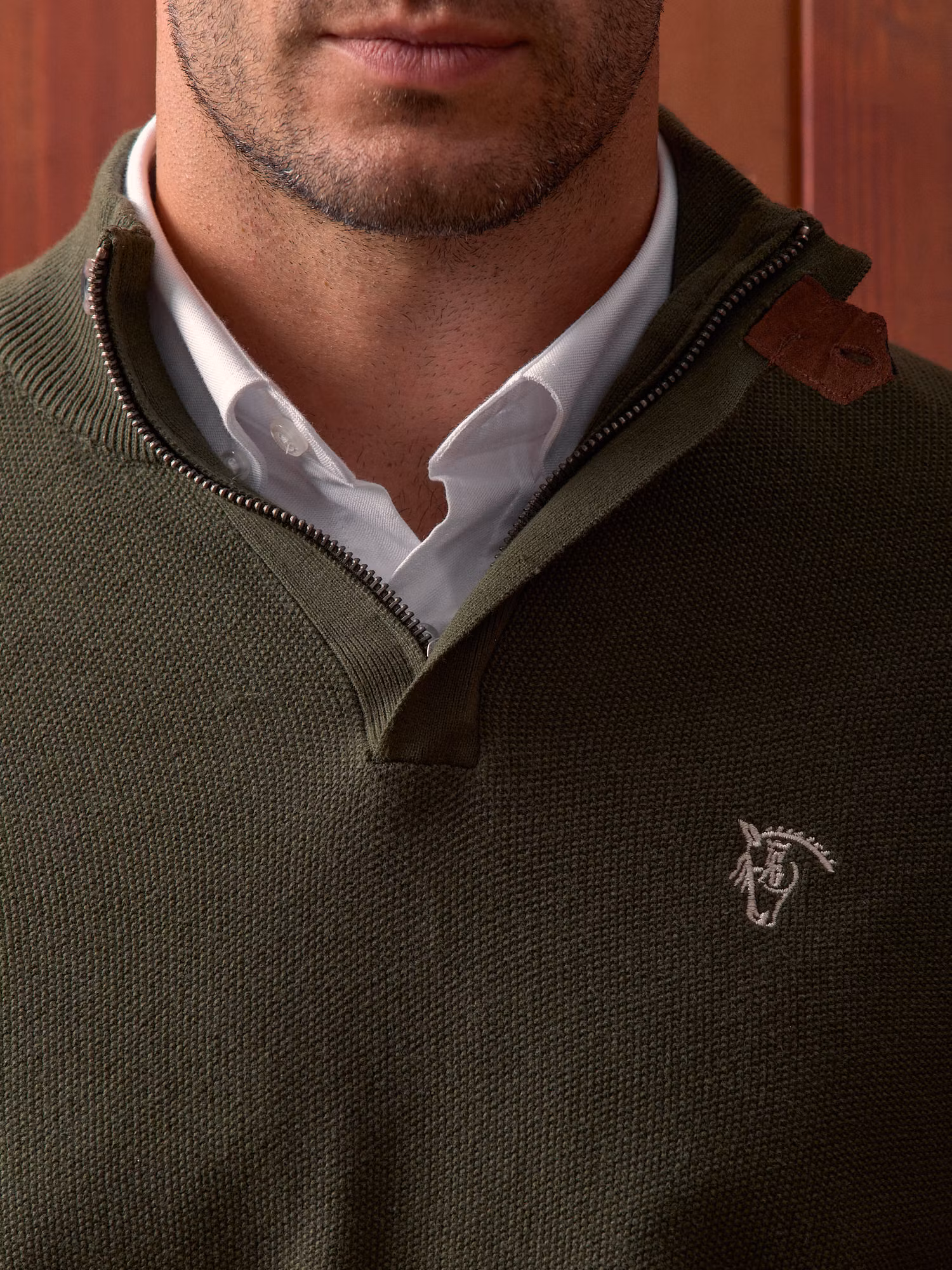 Pull à Structure Demi-Fermeture Éclair | Caza