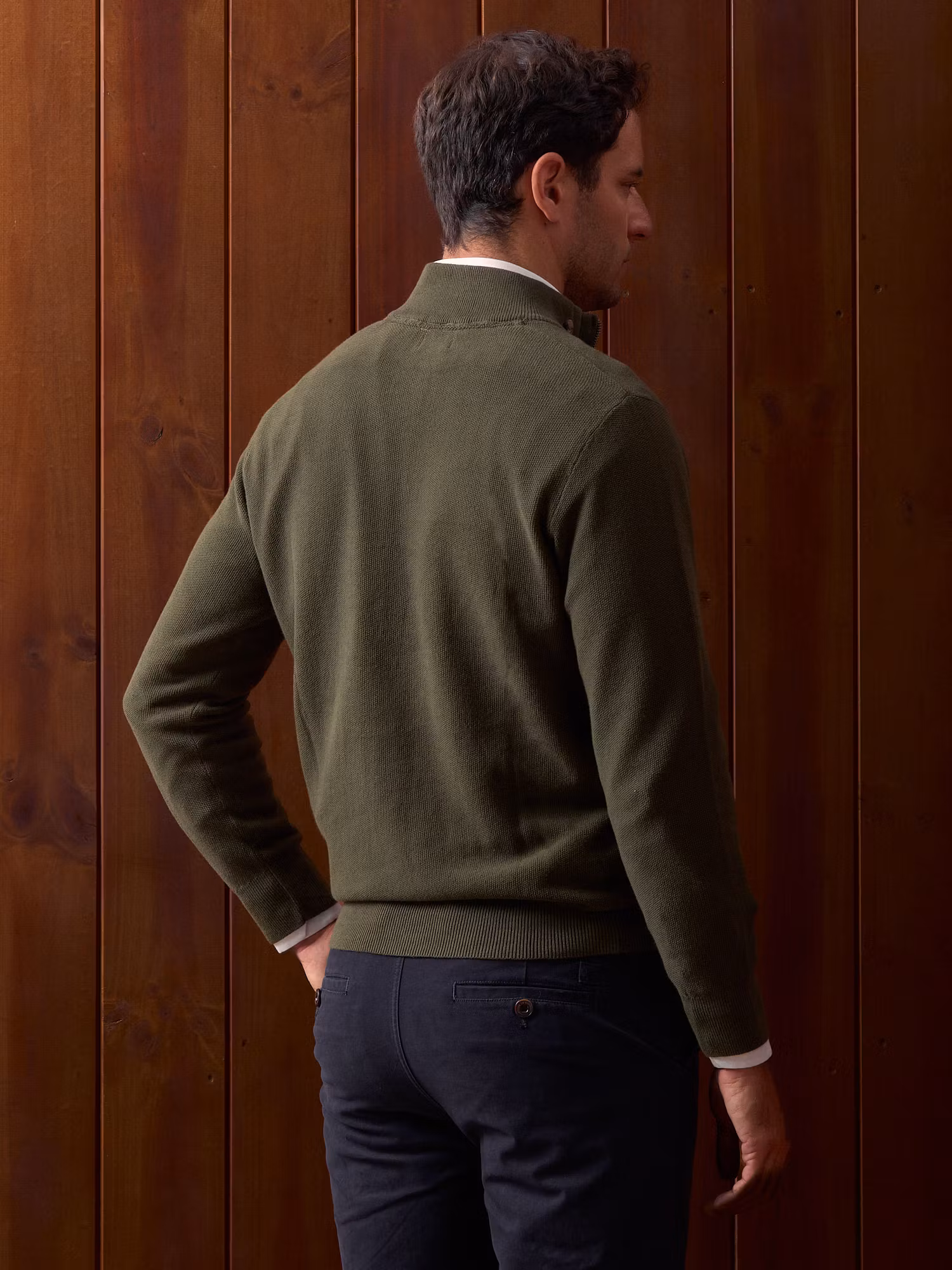 Pull à Structure Demi-Fermeture Éclair | Caza