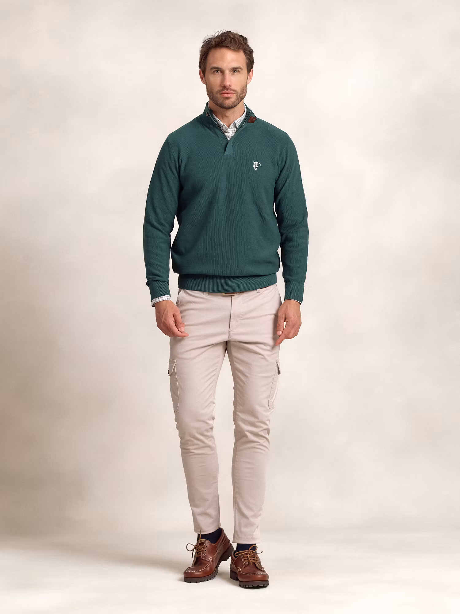 Pull à Structure Demi-Fermeture Éclair | Egeo