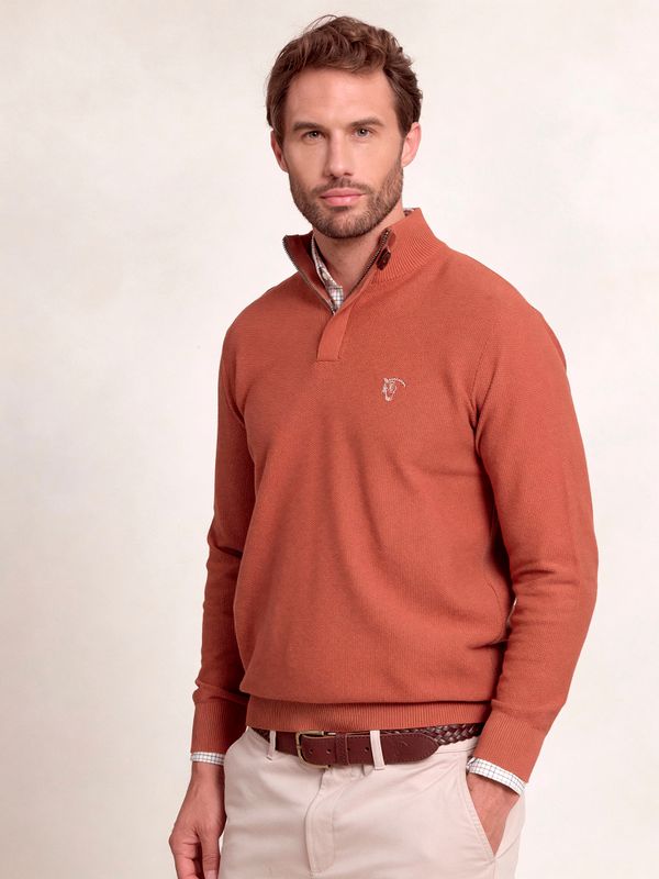 Half-Zip Structured Sweater | Óxido