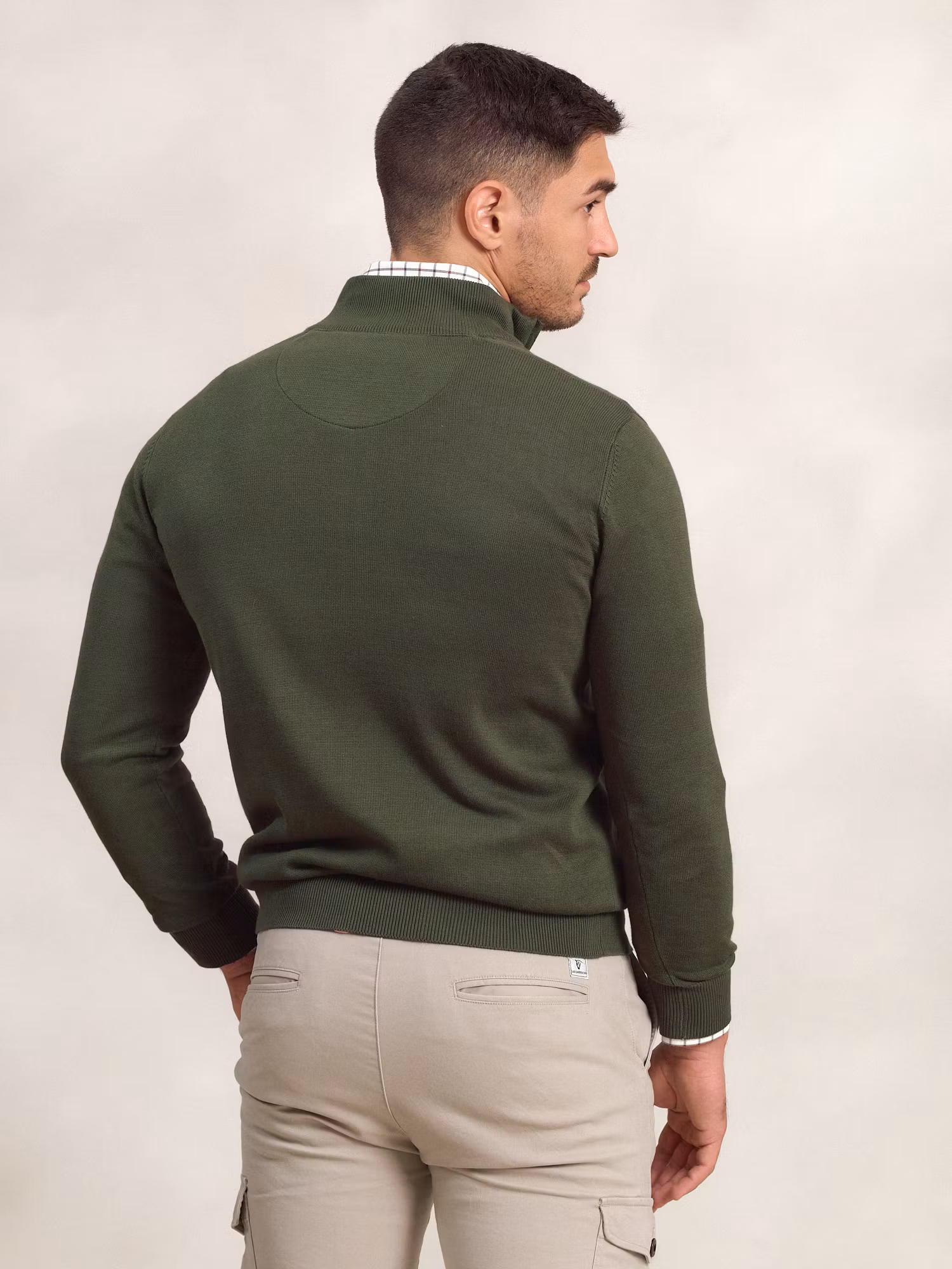 Pull demi-zippé Contrasté | Musgo