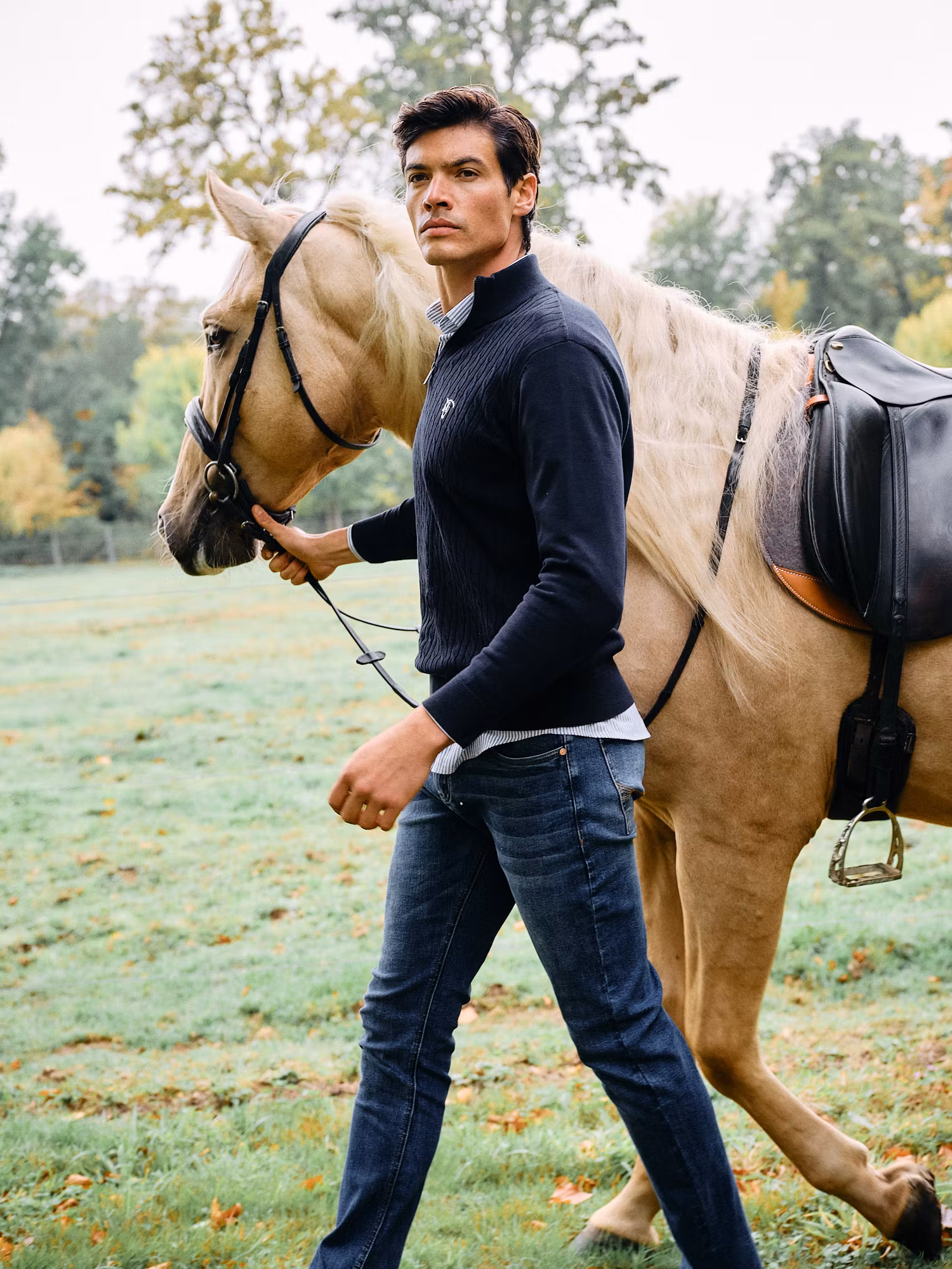 Pull Torsadé à Demi-Fermeture Éclair | Marino