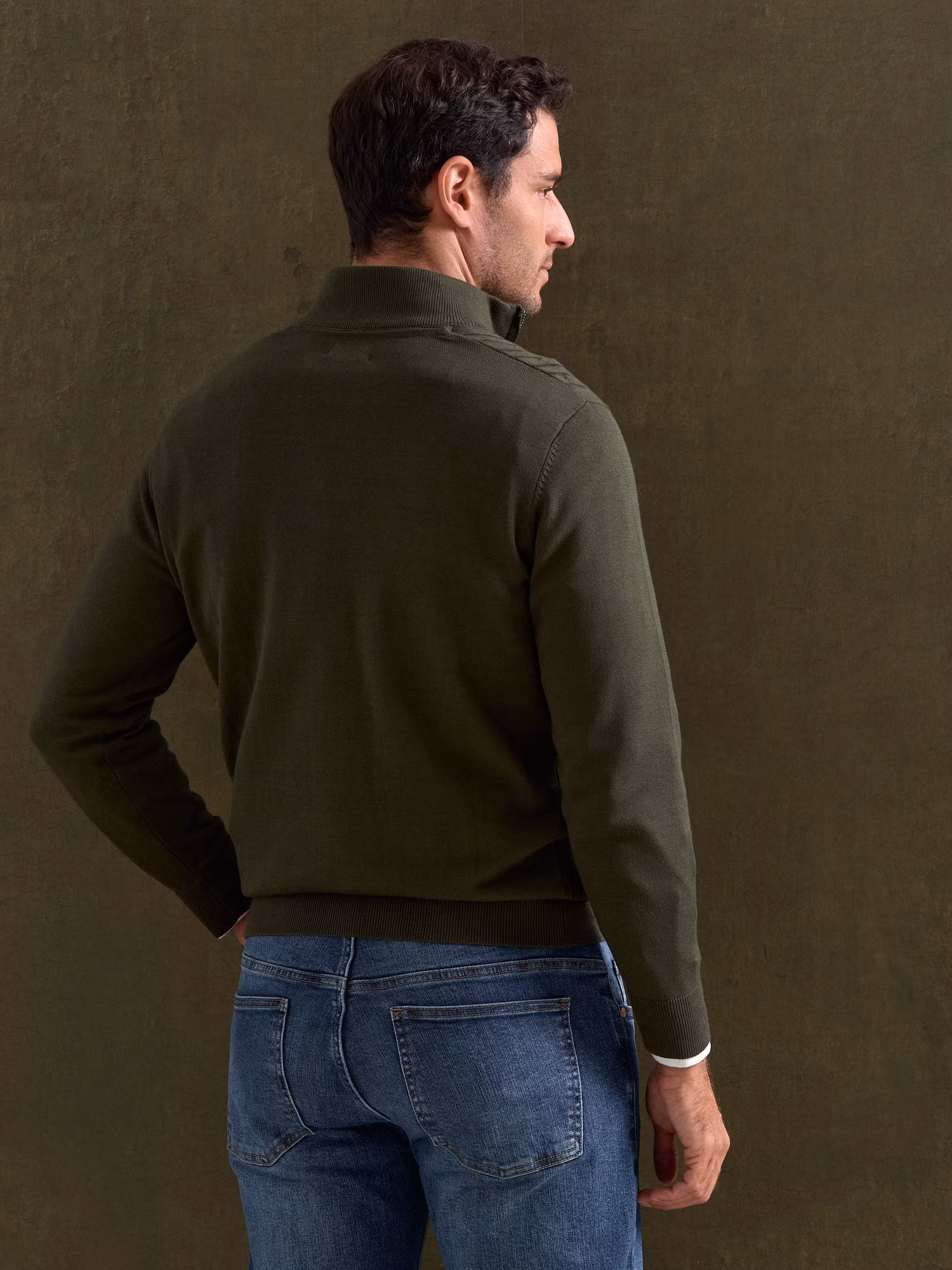 Pull Torsadé à Demi-Fermeture Éclair | Caza