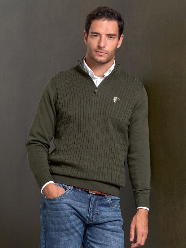 Jersey de Media Cremallera de Ochos | Caza