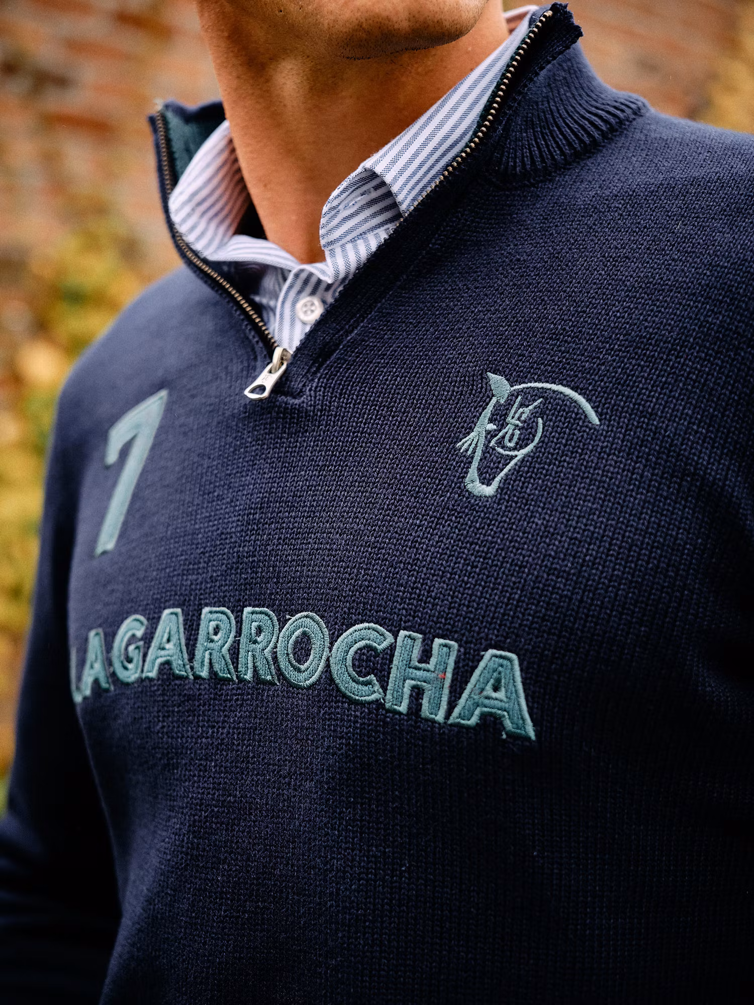 Pull numéro à Demi-Fermeture Éclair | Marino