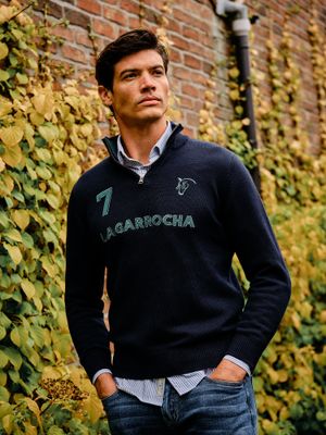 Number Half-Zip Sweater | Marino