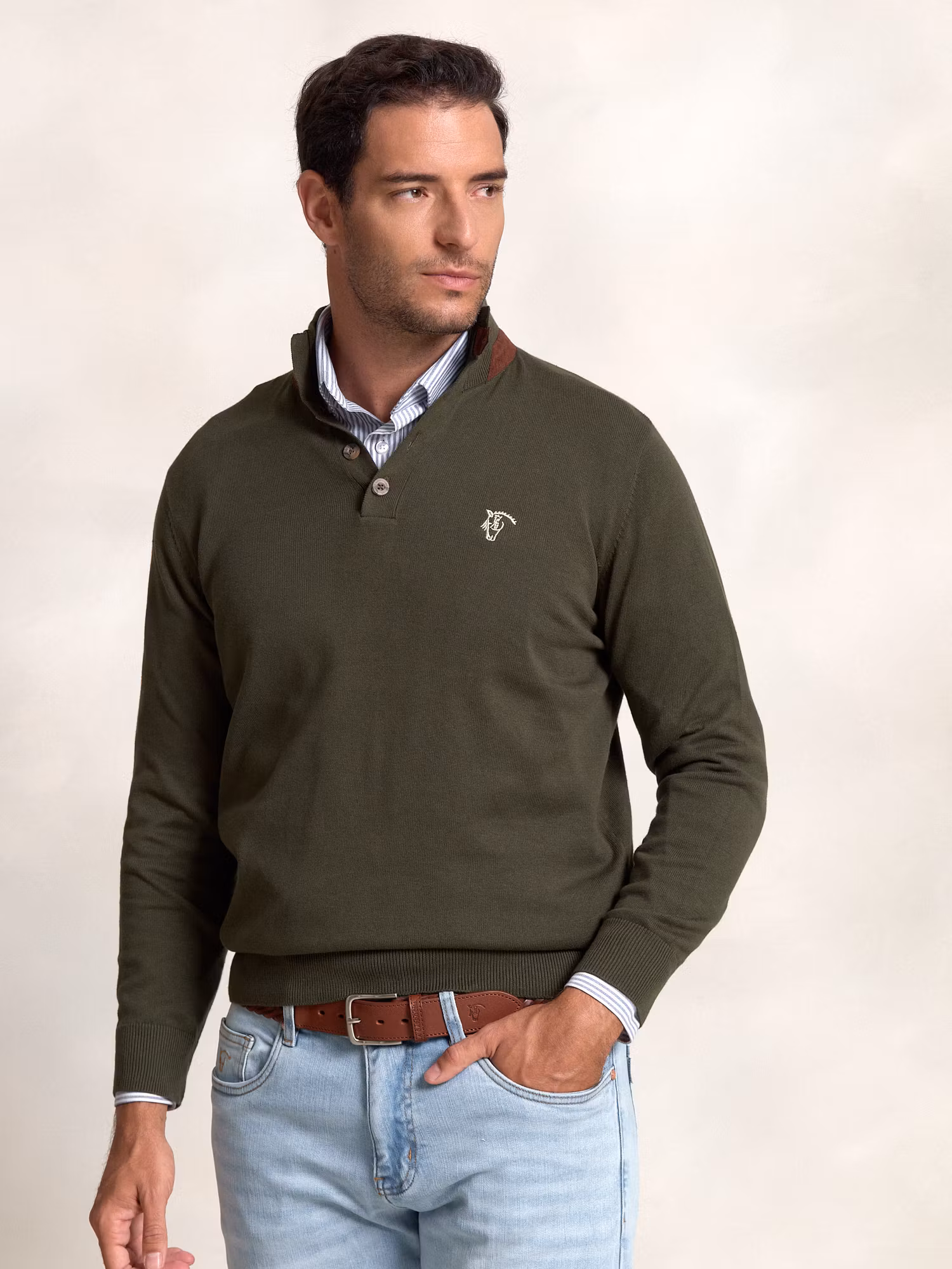 Pull à boutons | Caza